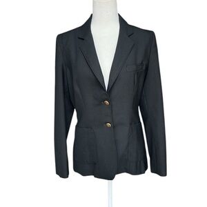 JCPenney Black Blazer With Gold Buttons